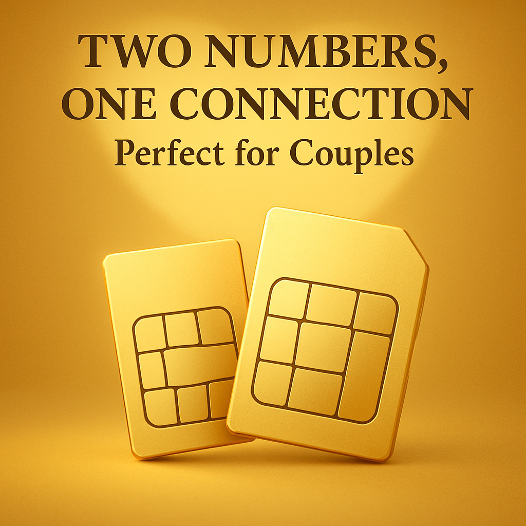GoldenBond collection – exclusive golden number SIM cards