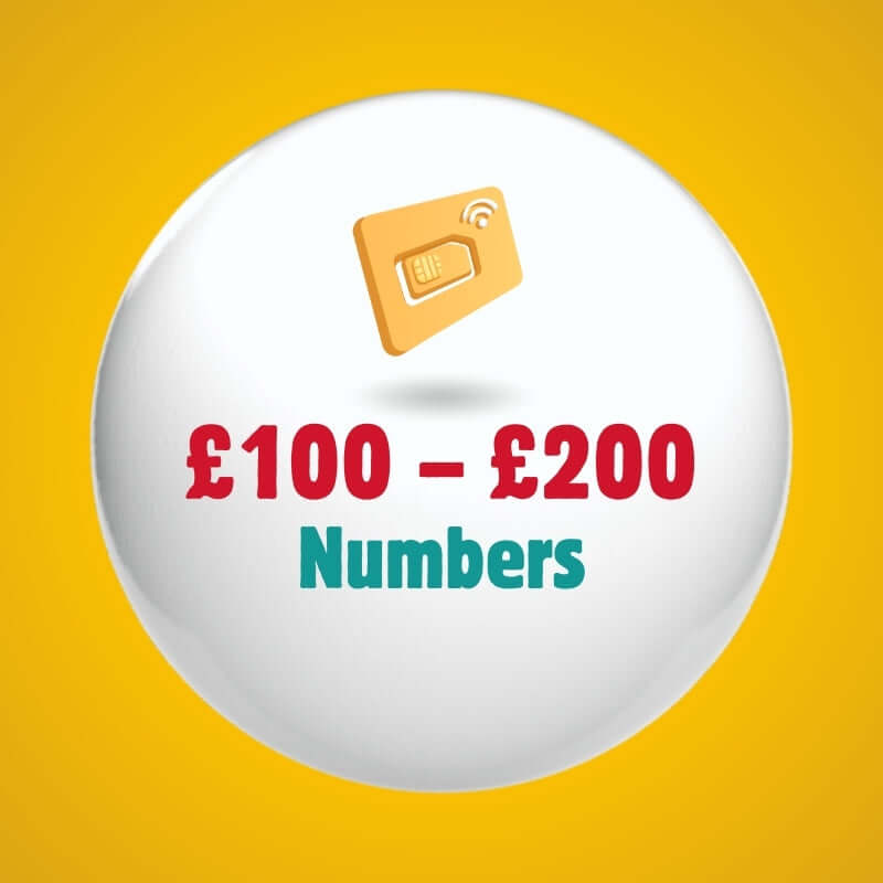 Elite VIP Mobile Numbers £100 to £200