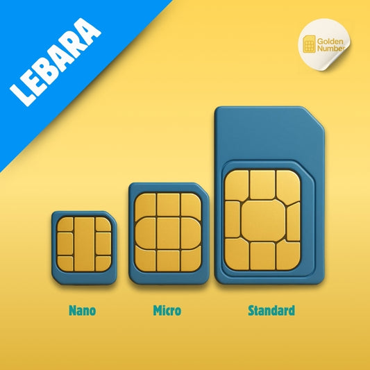 Golden VIP SIM card with number 07393330001, easy to remember, fast PAC code delivery