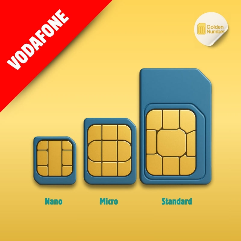 Golden VIP SIM card with number 07788899113, easy to remember, fast PAC code delivery