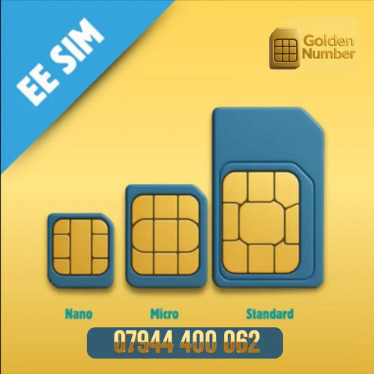 Golden Mobile Number Triple 400 UK VIP SIM EE business branding